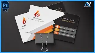 Elegant Business Card Design In Photoshop | Photoshop Tutorial 2024