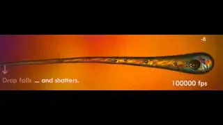 Prince Rupert's Drop at 100,000 fps
