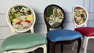 Стулья Медальон с гобеленом Уильям Моррис