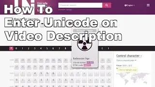 How To enter Unicode on Youtube video description the easy way