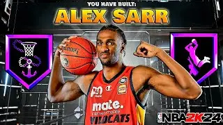 Alex Sarr Build is UNGUARDABLE in NBA 2K24! Is he Wemby 2.0?