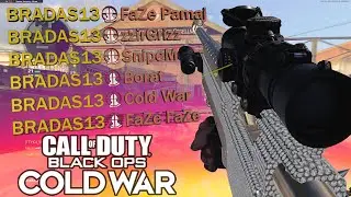 💎DIAMOND💎 Sniping on COLD WAR is INSANE! (WE HITTING BIG!) 