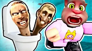 Skibidi Toilet catched My Talking Tom but its Roblox | Skibidi toilet Vs Camera man Challenge 💪💪
