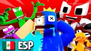 El TRISTE Origen de AZUL - Rainbow Friends - Animación en Español Latino