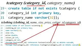 02. Data for testing SQL Statements