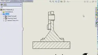 SolidWorks Assembly Section View