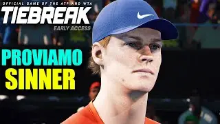 SINNER SU TIEBREAK! TORNEO NEL NUOVO GIOCO IN ARRIVO SUL TENNIS! [ Tiebreak Gameplay ITA ]