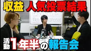 【収益公開】登録者1500人五人組ユーチューバーの結果報告会【活動１年半】