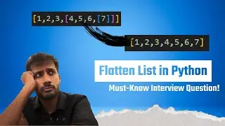 Flatten List in Python – Must-Know Interview Question!