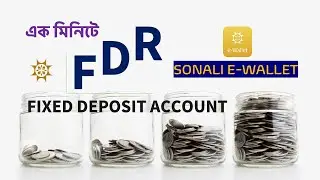 এক মিনিটে FDR Account খুলুন (Sonali e-wallet এর মাধমে) @sonalibanker #এফডিআর #fd #fdr #deposit