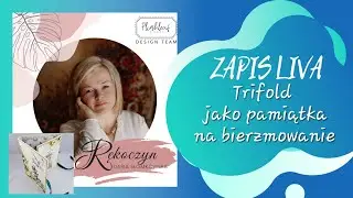 Trifold z kolekcji Garden of blessings od @PlushleafPapers - zapis liva z FB