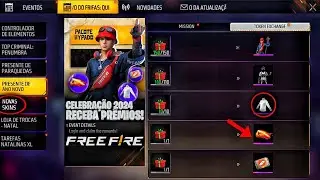URGENTEE! GARENA FALA DO EVENTO DE ANO NOVO? CALENDARIO SEMANAL E MAIS NOVIDADES FREE FIRE