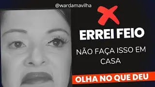 Apanhei feio, e sem direito a defesa...Nunca mais uso esses cílios.