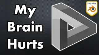 You Can Make Optical Illusions With 3D Software…