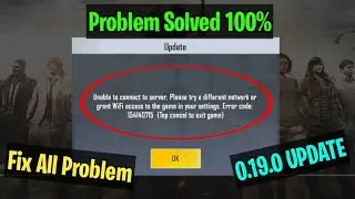 Pubg Mobile Lite Unable Connect to Server Problem Solved 100% | Fix All Problem