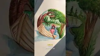 Watercolor affordable yang wajib dicoba  #fashionshorts #sketch #watercolor #painting