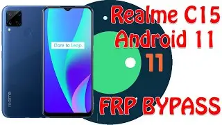 Realme C15 RM2180 Android 11 Google Account Bypass NO PC Easy