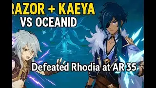 How to EASILY beat Oceanid Rhodeia of Loch in Genshin Impact | Lower Adventure Rank | Gameplay