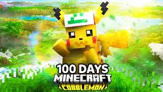 I Spent 100 Days in Pokémon Minecraft World VS. my Rival! (Duos Cobblemon)