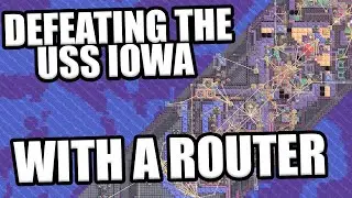 Mindustry, Defeating the attack map USS IOWA with routers