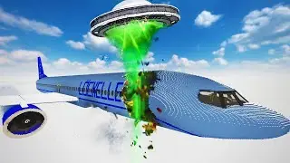 BOEING 737 AIRCRAFT ATTACKED BY UFO ABDUCTIZER | Teardown
