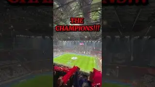 Champions league anthem live at San-Siro! Milan - Napoli! 