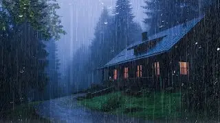 Gentle Night Rain - Rain Sounds For Sleeping - Beat Insomnia, Relax, ASMR, Meditation