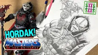 How To Draw Hordak! Masters Of The Universe! +showing off my toys