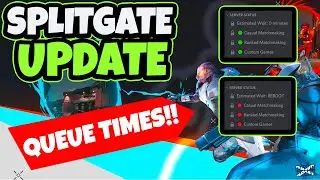 Splitgate: SERVER UPDATE! *NEW* Server Queue Time Status! (Splitgate 2021 News)