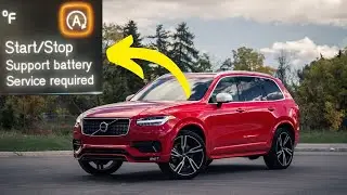 “Start-stop Support Battery Service Required” in Volvo vehicles