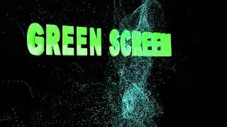 4K Green Screen Free - CLOTH LIKE PARTICLE STRINGS