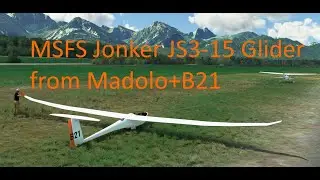 The JS3-15 flapped 15m glider for Microsoft Flight Simulator