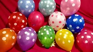 MINNIE MOUSE AND POLKA DOT BALLOONS POP!!!