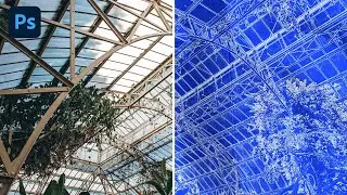 Photoshop Tutorial - Create a Blueprint Photo Effect in Adobe Photoshop
