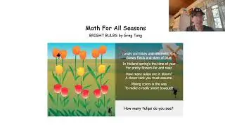 Greg Tang teaches lesson from his book, 
