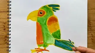 Как нарисовать ПОПУГАЯ