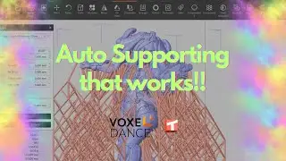 Tango from Voxeldance Episode 1 Setting up auto supports for small minis