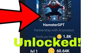 How to unlock HamsterGPT //HAMSTER COMBAT CARDS