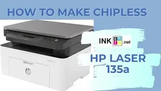 How to make Laser printer HP MFP 135 chipless | INKCHIP FIX Reset Firmware