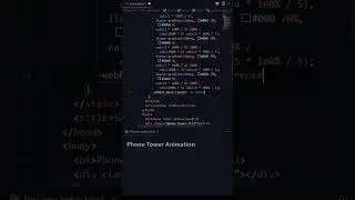 Phone Tower Fill Animation HTML and CSS tutorial for beginners 2022 