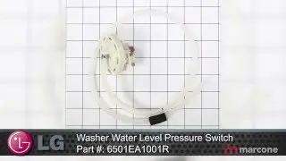 LG Washer Water Level Pressure Switch Part #:6501EA1001R