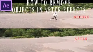 How To  Remove Objects in After Effects
