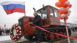 ДТ-75 (2025): Легенда Возвращается! Новый Красный Гусеничный Трактор 🚜🔥