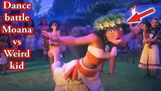 Moana vs Weird Kid - Dance Battle - Moana 2 clips
