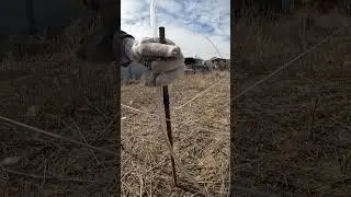 Marking and digging a trench for the foundation