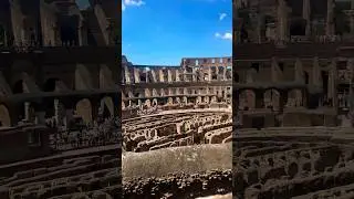 Mesmerizing View Inside the Roman Coliseum! #ancient #history #romanhistory