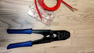 IWISS IWS-5200A/5100A/8200A Battery Lugs and Open Barrel Connector Crimping Tools