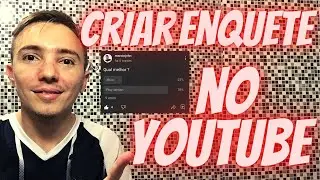 COMO CRIAR ENQUETE NO YOUTUBE  (ATUALIZADO)