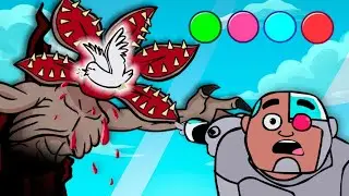 FNF Birdie Swaps Demogorgon | Guys Look A Birdie Song ( FNF mod ) Stranger Things