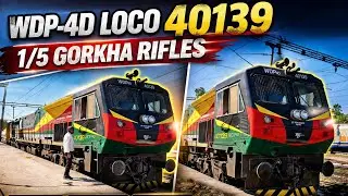 A Ride Behind EMD WDP4D 40139 TKD 